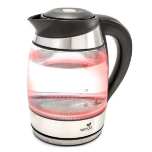 SENYA Bouilloire en verre à température réglable – Tea Colors