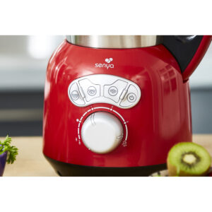 SENYA Blender Chauffant inox Cook & Ice Rouge
