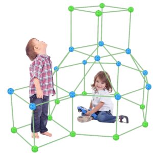 SHOP-STORY- MAGICASTLE : Kit de Construction de Cabanes pour Enfants – 175 pièces