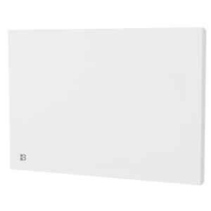Radiateur électrique fixe à inertie sèche fonte+film 1000W Bestherm EOLE horizontal blanc