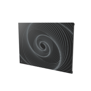 Radiateur électrique fixe connecté WIFI à inertie sèche céramique 1000W Bestherm ARIANE CONNECT Design horizontal noir