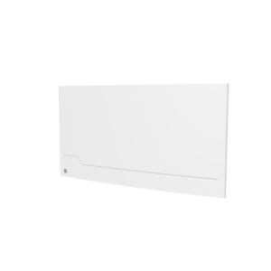 Radiateur électrique fixe à inertie sèche fonte 2000W Bestherm ZOE horizontal blanc