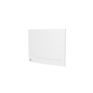 Radiateur électrique fixe à inertie sèche fonte 1000W Bestherm ZOE horizontal blanc