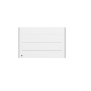 Radiateur électrique fixe à inertie sèche céramique 1500W Bestherm TANIN horizontal blanc