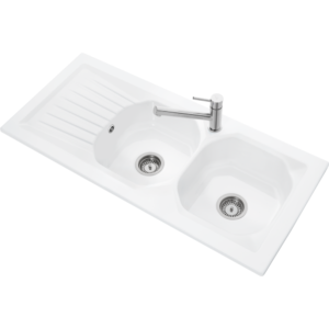 Evier céramique à encastrer 113x51cm VILLEROY ET BOCH Nestor plus