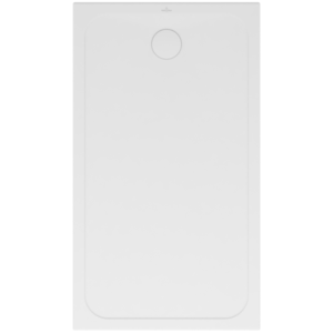 Receveur de douche antidérapant 100 x 80 VILLEROY ET BOCH Lifetime Plus céramique blanc