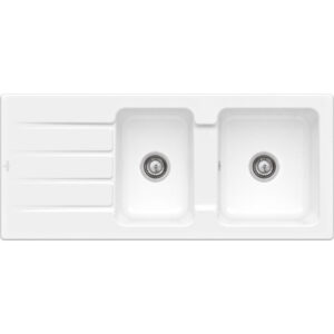Evier Architectura VILLEROY ET BOCH  80 116 x 51 cm Blanc sans vidage