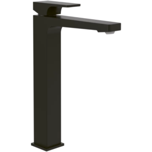 Mitigeur lavabo surélevé VILLEROY ET BOCH Architectura Square avec vidage Push Open Matt Black