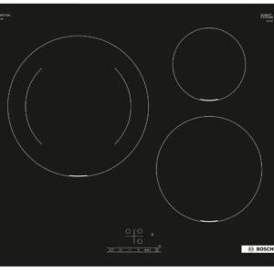Bosch Serie 4 PIJ611BB5E plaque Noir Intégré 60 cm Plaque avec zone à induction 3 zone(s)