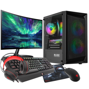 VIST Kit Gaming Ryzen 5 – RAM 32Go – RTX 3050 – SSD 1To M.2 – WIFI – LCD 24 – Windows 11 Pro