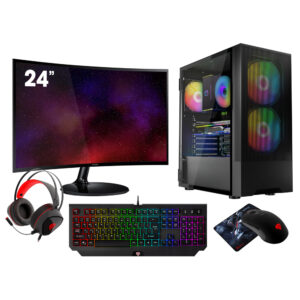 VIST PC Gaming Ryzen 7 5700G – RAM 32Go – RX VEGA8 – SSD 1To M.2 – WIFI – LCD 24 – Windows 11 Pro