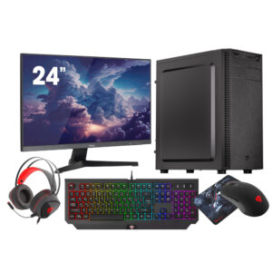 VIST PC Gaming Core i5 12400 – RAM 32Go – Intel UHD – SSD 1To M.2 – WIFI – 24″ – Windows 11 Pro