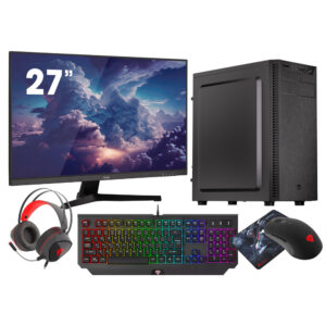 VIST PC Gaming Ryzen 7 5700G – RAM 32Go – SSD 1To M.2 – WIFI – 27″ – Windows 11 Pro