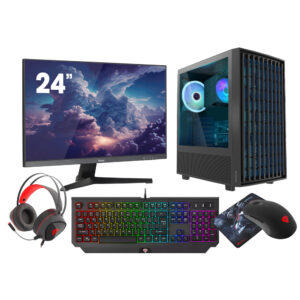 VIST Gaming Ryzen 5 5600G – RAM 16Go – RX VEGA7 – SSD 1To M.2 – WIFI – 24″ – Windows 11 Pro