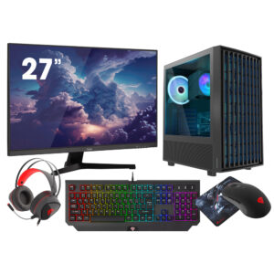 VIST Gaming Ryzen 5 5600G – RAM 16Go – RX VEGA7 – SSD 1To M.2 – WIFI – 27″ – Windows 11 Pro