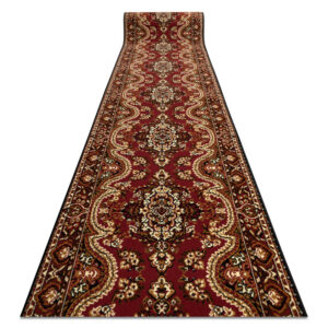 TAPIS DE COULOIR BCF WIOSNA bordeaux 160 cm 160×130 cm