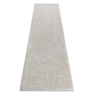 Tapis de couloir SANTA FE crème 031 plaine couleur unie 50×150 cm