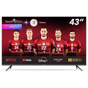 Smart-Tech 43UV10V1 TV 109,2 cm (43″) 4K Ultra HD Smart TV Wifi Noir 230 cd/m¬≤