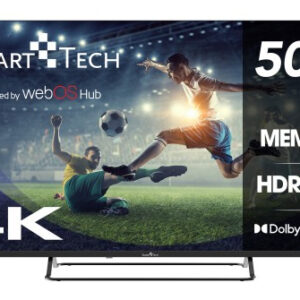Smart Tech TV LED 4K UHD 50′ (127cm) Smart TV Web OS-50UW02V- netflix, prime video, Youtube – 3xHDMI – 2xUSB – MEMC- DOLBY Audio