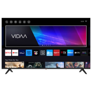 Smart Tech TV LED 4K UHD 65′ (164 cm) Smart TV VIDAA – Molotov, Netflix, Prime Video, Canal+, Disney+… – 3xHDMI – 2xUSB – PVR – Mode Hotel