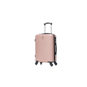CELIMS ‚Äì Valise Cabine  Bagage Cabine  Taille 55cm 10kg  Serrure intégré  ABS  4 Roulettes 360  Rose Gold