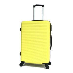 CELIMS ‚Äì Valise Moyenne  Valise Week-end  Taille 65cm 20kg  Serrure intégré  ABS  4 Roulettes 360  Jaune