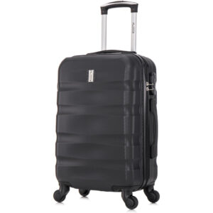 CELIMS ‚Äì  Valise Cabine  Bagage Cabine  Taille 55cm 10kg  Serrure intégré  ABS  4 Roulettes 360  Noir