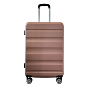 CELIMS – Valise Moyenne 65cm Voyageur Parisien  Cadenas  Double Roulettes  Légère et Rigide  Rose Gold