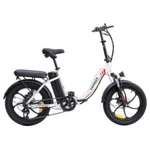 FAFREES F20 Vélo électrique 20 pouces Cadre pliable Blanc