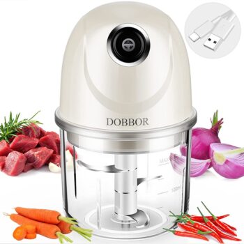 Mini hachoir sans fil Dobbor CP4401 blanc USB