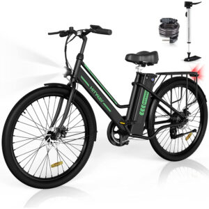 Vélo √âlectrique 26 Pouces – HITWAY – Moteur 250W – Batterie 36V/8,4Ah – Pédalage Assisté Noir