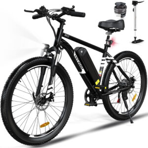 Vélo électrique 26″ – HITWAY – E-Bike 36V 11,2Ah –  BK15 Noir