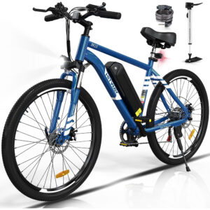 Vélo électrique 26″ – HITWAY – E-Bike – 36V 11,2Ah – BK15 Bleu