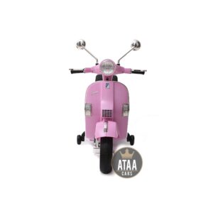 Moto VESPA officiel 12v électrique pour enfants licence Piaggio – Rose