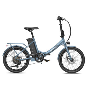 Vélo électrique FAFREES F20 Lasting – Moteur 250W Batterie 36V18.2Ah Assisted Autonomie 120KM Frein à Disque Mécanique – Gris Bleu