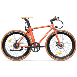 Vélo √âlectrique FAFREES F1 10AH – 250W Moteur 36V10AH Batterie Pneus 27.5 Pouces Freins à Disques Mécaniques – Orange